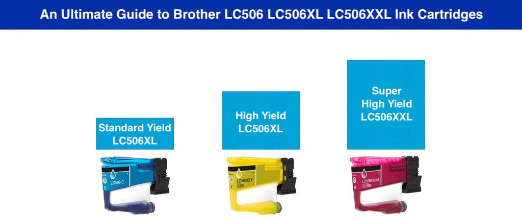 An Ultimate Guide to Brother LC506 LC506XL LC506XXL Ink Cartridges