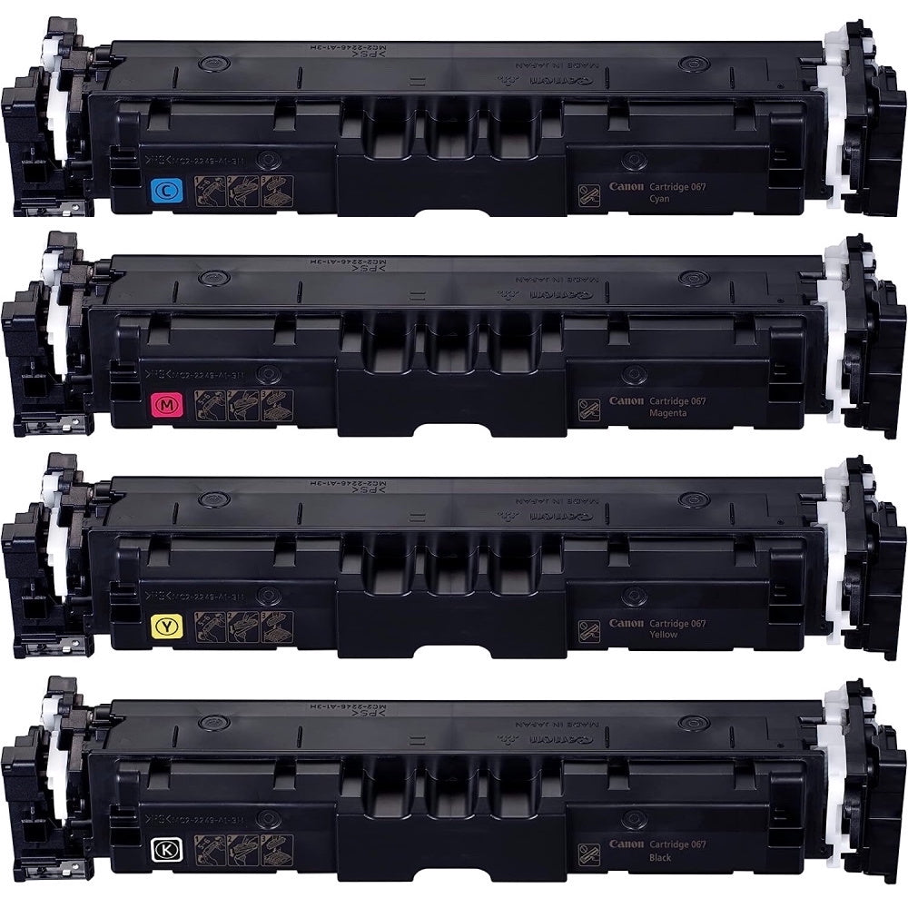 Compatible Canon 067 Toner Set | Black Cyan Yellow Magenta Value