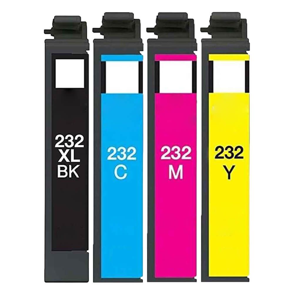 Compatible Epson 232XL Black & 232 Color Ink Combo Pack – Ready Toner