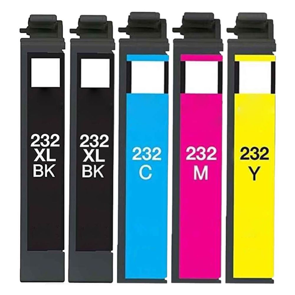 EPSON プリンターインク Compatible Epson 232XL Black & 232 Color Ink Combo Pack – Ready Toner