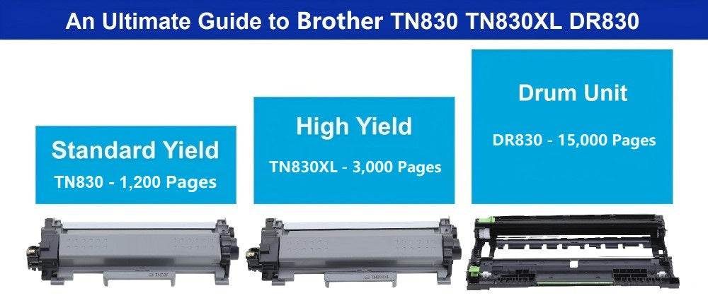 Brother 830 Brother TN830 TN830XL DR830: All You Need to Know – Ready Toner