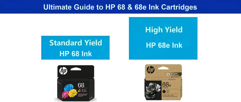 hp 68 vs 68e ink