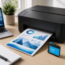 Brother ink cartridge replacement LC61C cyan office printing scene - Ready Toner
