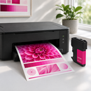 Brother ink cartridge replacement LC61M magenta printing scene - Ready Toner