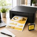 Brother ink cartridge replacement LC61Y yellow office printing scene - Ready Toner