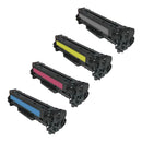 Replacement HP 312A/312X Toner Cartridges: CF380A CF380X CF381A CF382A CF383A