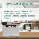 Replacement Kyocera TK-8527C Cyan Toner Cartridge | TASKalfa 3552ci 3553ci 4052ci 4053ci