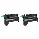 Ready Toner replacement Lexmark C792X1KG black toner cartridge 2-Pack for C792 series printers