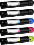 READY TONER 5 Pack Compatible Toner Cartridge Bundle, Replacement for Xerox Phaser 6700, Includes 2 Black, 1 Cyan, 1 Magenta, 1 Yellow Toner Cartridges, High Yield Printer Toner