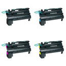 Ready Toner 4 Pack replacement Lexmark X792 toner bundle, includes X792X1KG Black, X792X1CG Cyan, X792X1MG Magenta, X792X1YG Yellow toner cartridges for Lexmark X792 series printers
