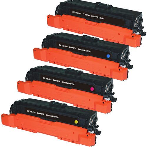 Replacement HP 647A 648A 649X Toner Cartridges: CE260X CE260A CE261A CE262A CE263A