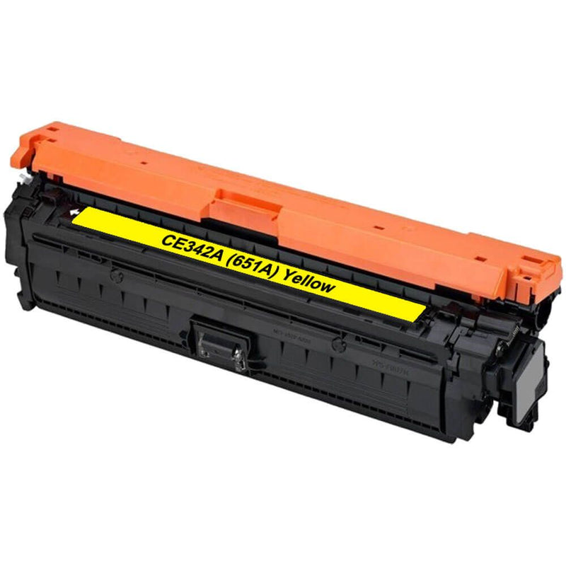 Compatible HP 651A Toner Cartridges: CE340A, CE341A, CE342A, CE343A