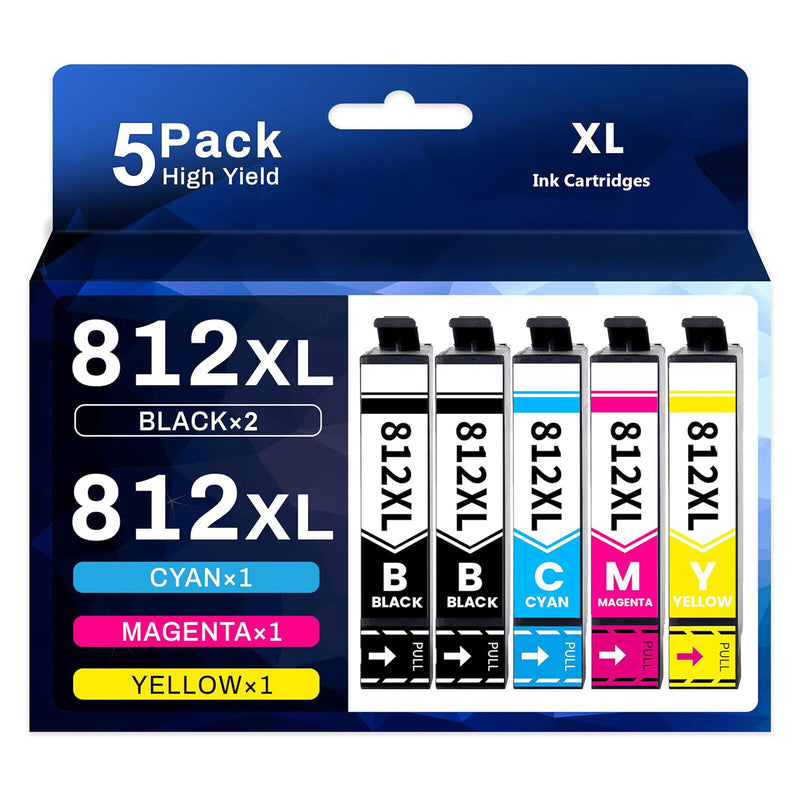 Remanufactured Ink Cartridge T812XL For Epson WorkForce Pro WF-7820/7840, EC-C7000