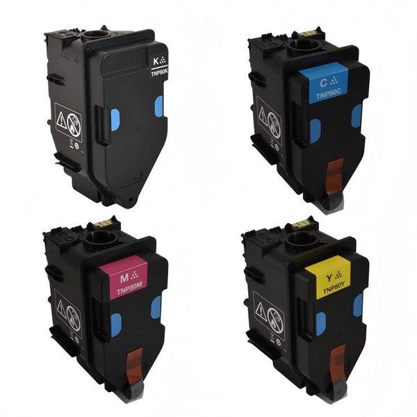 Replacement Konica Minolta (TNP80) Bizhub C3320i C3321i Toner Bundle