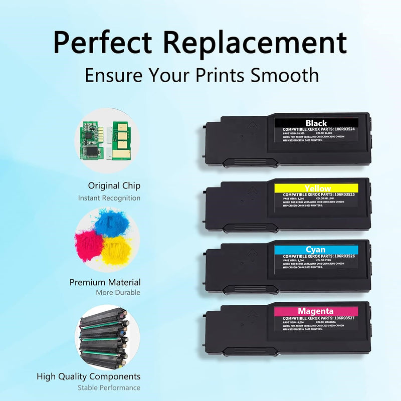 GREENPRINT Cartucce Di Toner Compatibile Per XEROX VersaLink C400 C400n - Foto 4