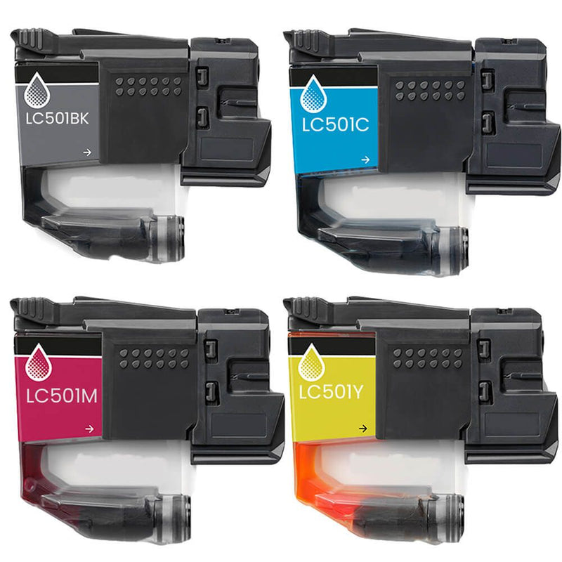 Replacement Brother MFC-J1260DW LC501 Ink Cartridges