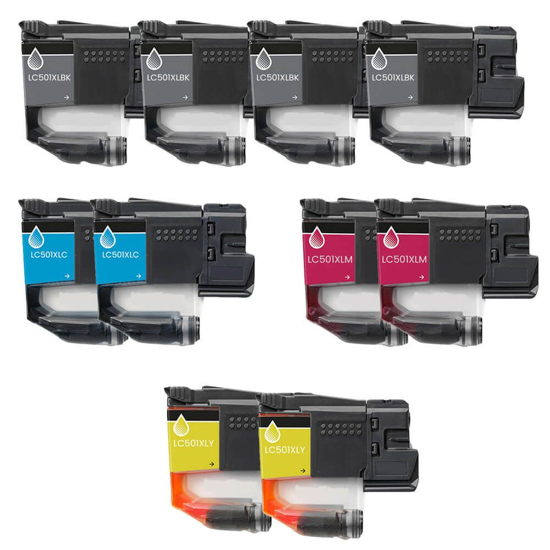 Replacement Brother MFC-J1410DW LC501 Ink Cartridges