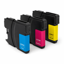 Replacement Brother LC61C cyan LC61M magenta LC61Y yellow ink cartridges