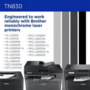 brother tn830 compatible printers