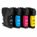 Replacement Brother LC-61 black cyan magenta yellow ink cartridge multipack