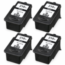 Canon PG-210XL Black Ink Cartridges 4-Pack