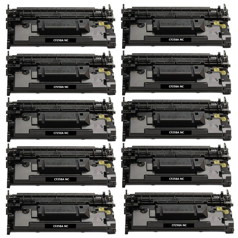 hp 58a black toner without chip