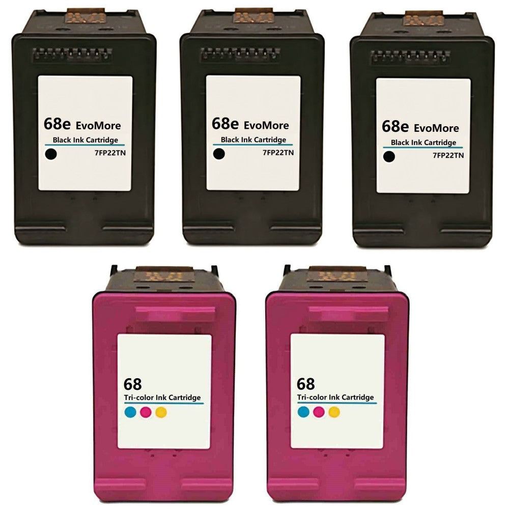 Replacement HP 68 68e (XL) Ink Combo – Ready Toner