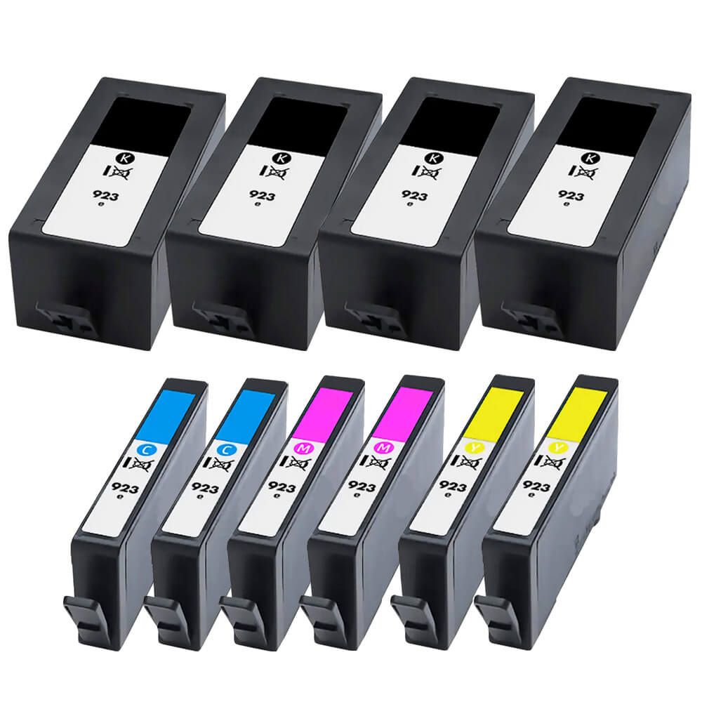 Replacement HP 923e XL EvoMore Ink Cartridges | With Ink Level Chip ...