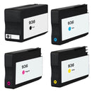 HP 936 CMYK Ink Cartridges | With Ink Level Chip