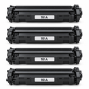 HP 161A W1610A black toner cartridge replacement 4-Pack for LaserJet Pro 4006 and MFP 4112