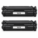 HP 161X W1610X black toner cartridge replacement 2-Pack for LaserJet Pro 4006 and MFP 4112