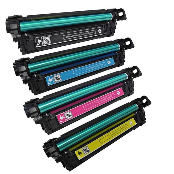 Replacement HP 504A 504X Toner Cartridges: CE250A CE250X CE251A CE252A CE253A