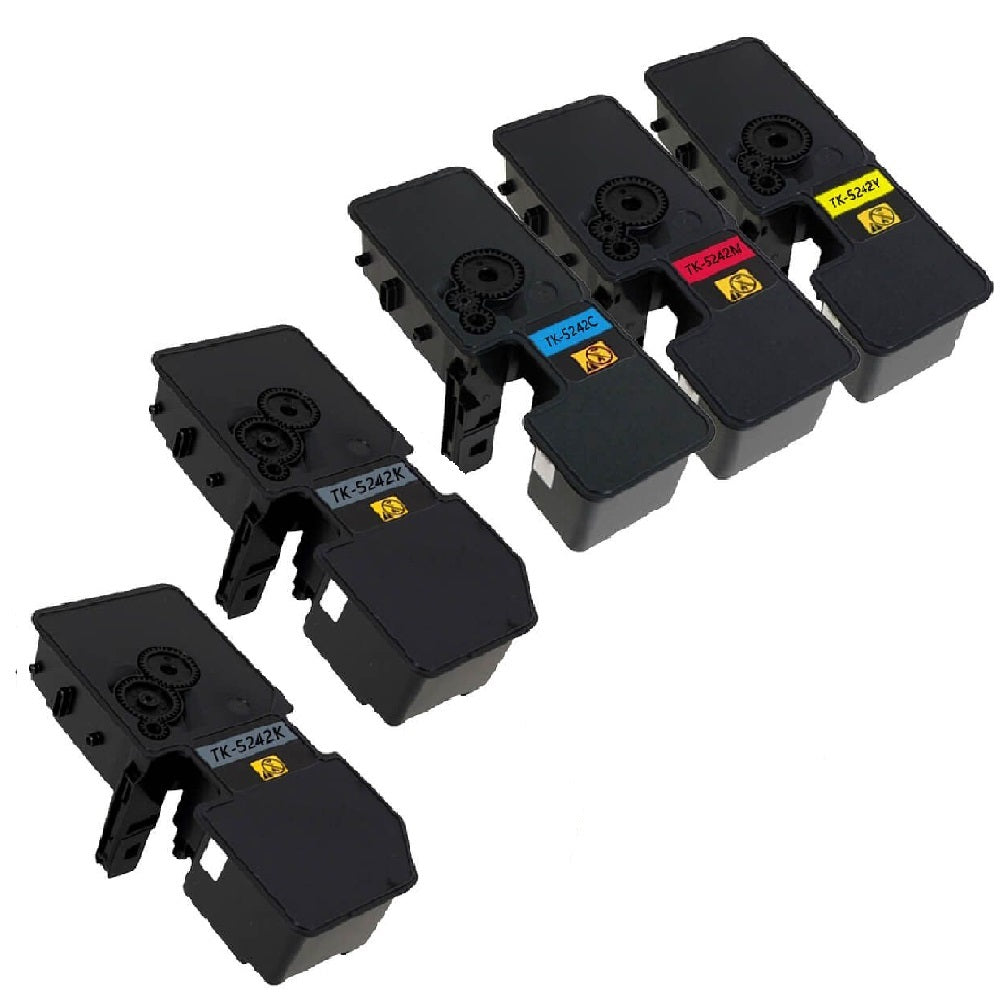 Kyocera TK-5242 Black/Cyan/Yellow/Magenta Toner Bundle – Ready Toner