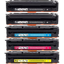 Ready Toner Replacement HP W9000MC W9001MC W9002MC W9003MC 2BKCMY Cartridge Bundle for E65050 E65055 E67560 E67660 5-Pack 