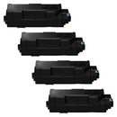 Ready Toner Replacement Kyocera TK-1262 Black Toner Cartridge 4-Pack for ECOSYS PA4000 PA4000wx