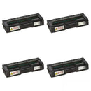 Ready Toner Replacement Ricoh 406475 Black Toner for Aficio SP C320DN/ C311N/ C231N/C232DN/C242DN/C242SF 4-Pack