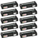 Ready Toner Replacement Ricoh 407539 Black Toner Cartridge 10-Pack for Aficio SP C250/C250DN/C250SF