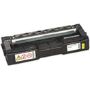 Ready Toner Replacement Ricoh 407542 Yellow Toner Cartridge for Aficio SP C250/C250DN/C250SF