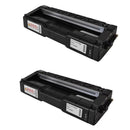 Ready Toner Replacement Ricoh 408336 Black Toner Cartridge 2-Pack for MC250FW MC250FWB PC301W