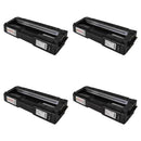 Ready Toner Replacement Ricoh 408336 Black Toner Cartridge 4-Pack for MC250FW MC250FWB PC301W