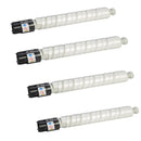 Ready Toner Replacement Ricoh 841295/841724 Black Toner Cartridge 4-Pack for Aficio MP C300 C300SR C400 C400SR C401 C401SR