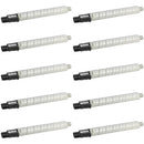 Ready Toner Replacement Ricoh 841621/842119 Black Toner Cartridge 10-Pack for Aficio MP C305 C305SP C305SPF