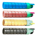 Ready Toner Replacement Ricoh Aficio MP C2000 C2500 C3000 Toner Bundle 4-Pack BKCMY