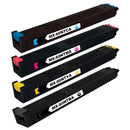 Ready Toner compatible Sharp MX-60NT BK CMY 4-pack toner cartridge bundle for MX3050N MX3550N MX6050N
