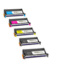 Ready Toner replacement toner bundle 5 pack (2 Black,1 Cyan,1 Magenta,1 Yellow) for Xerox Phaser 6180 6180DN 6180MFP printer